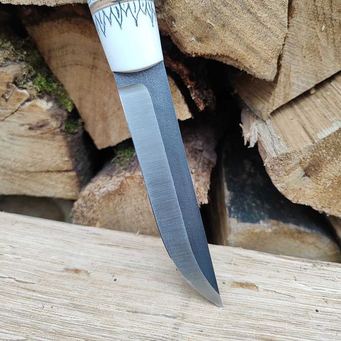 Нож финка "Пуукко", N690, авторская работа