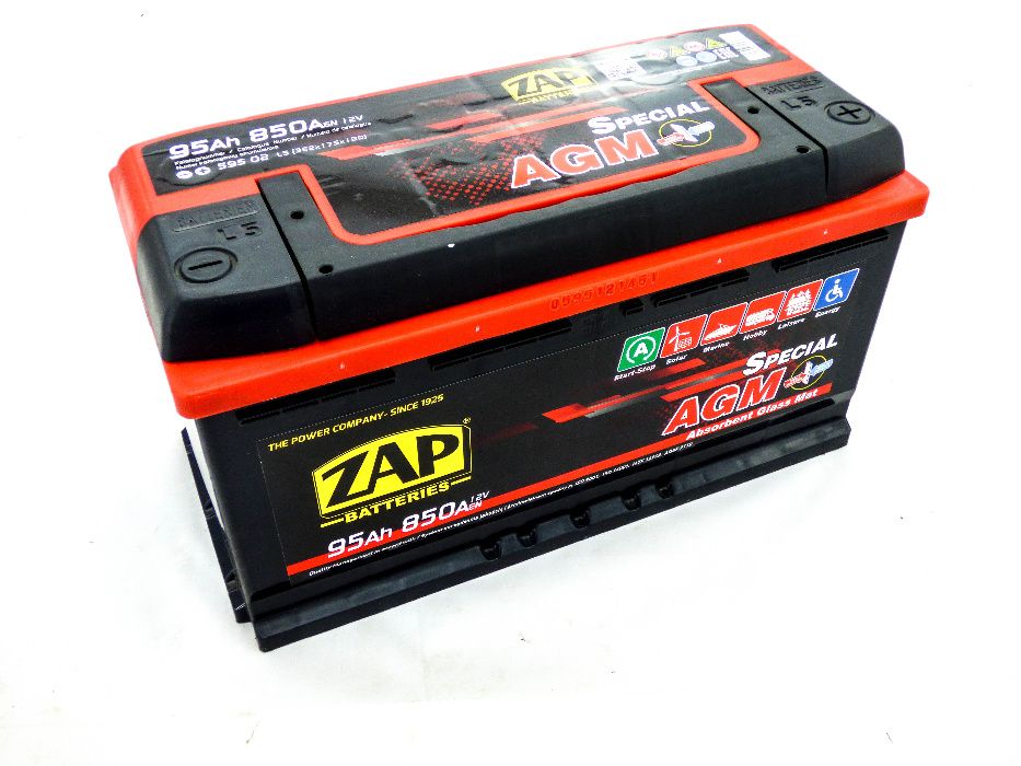 Akumulator 12V 95AH 850A AGM ZAP SPECIAL