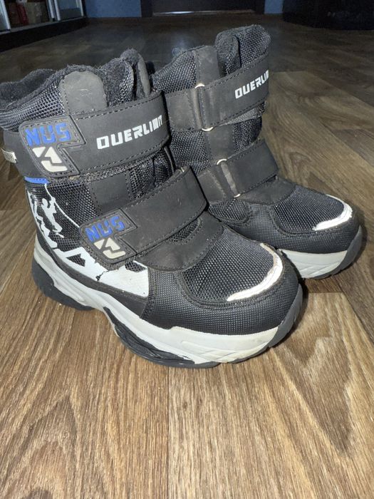 Зимние термоботинки на мальчика