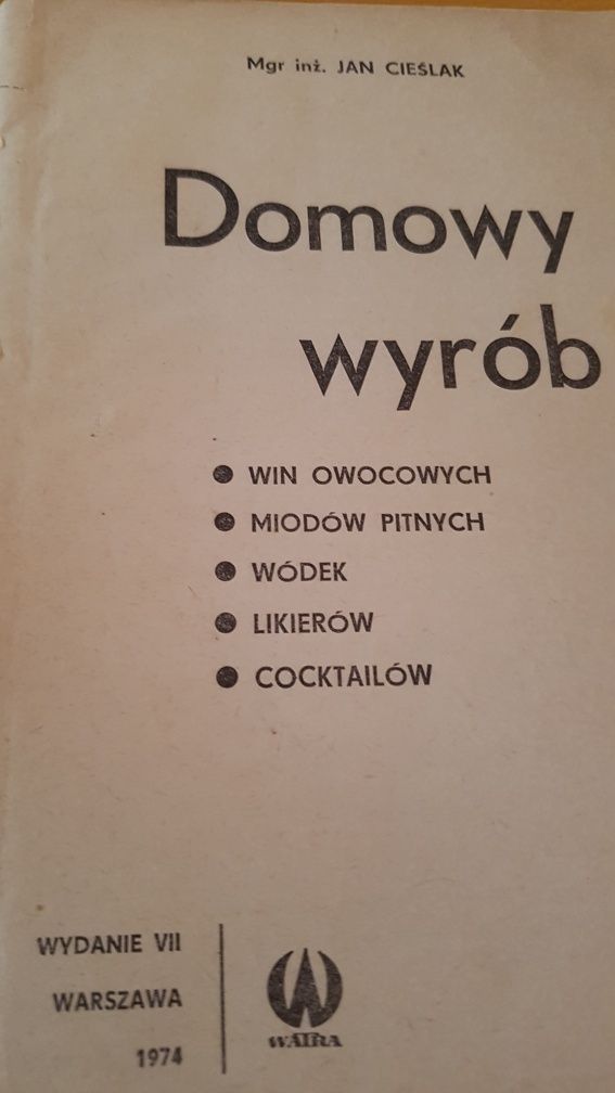 Domowy wyrób win Jan Cieślak