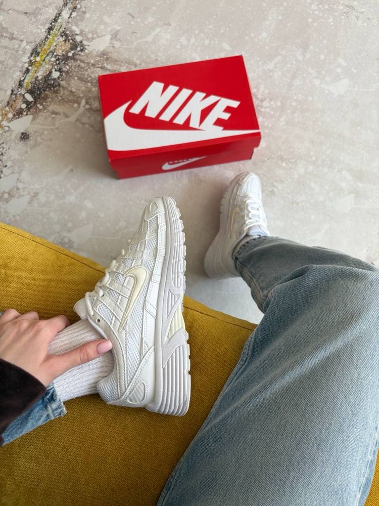 Nike P-6000 Triple White