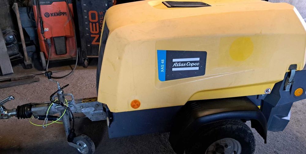 Kompresor sprężarka ATLAS COPCO XAS 48 KD 2018r.  zarejestrowany PL