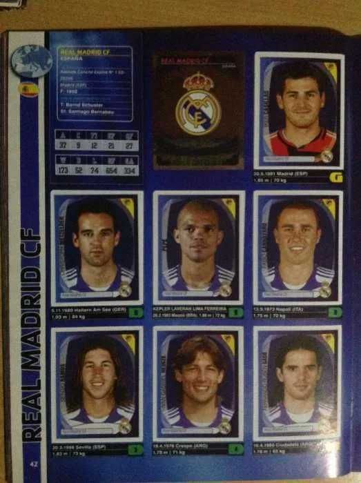 UEFA Champions League 2007/2008 - album PANINI + naklejki