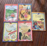 Cinco livros de histórias NOVOS (1€*5)