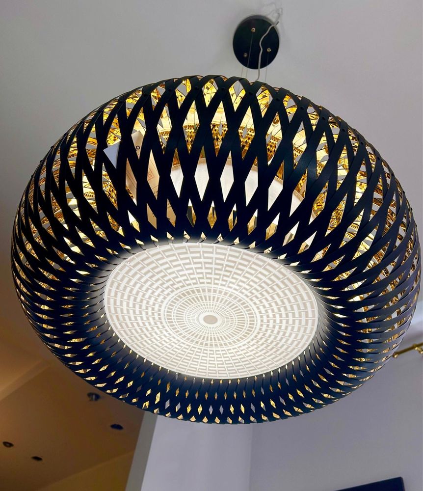 LAMPA PREMIUM SLAMP Kalatos, fv23%, nowa, czarno-złota. fv23%