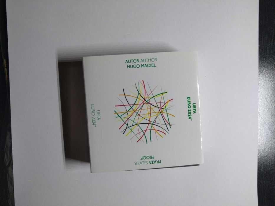 Moeda UEFA Euro 2024 Prata Proof