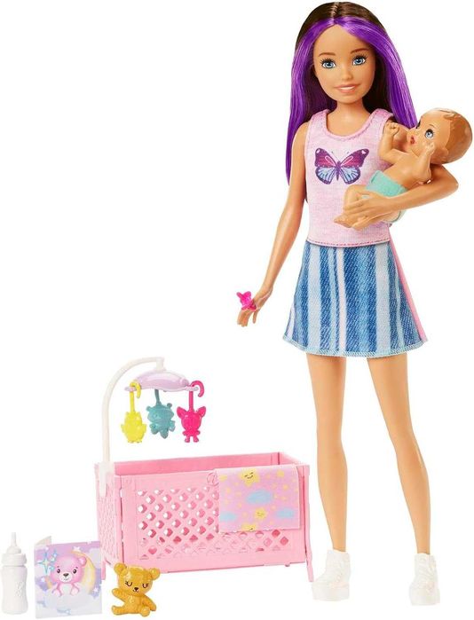 Лялька Барбі Скіппер Няня з малюком Солодкі сни Barbie Skipper Baby