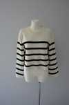 & Other Stories kremowy sweter w paski oversize capsule jumper 36 S