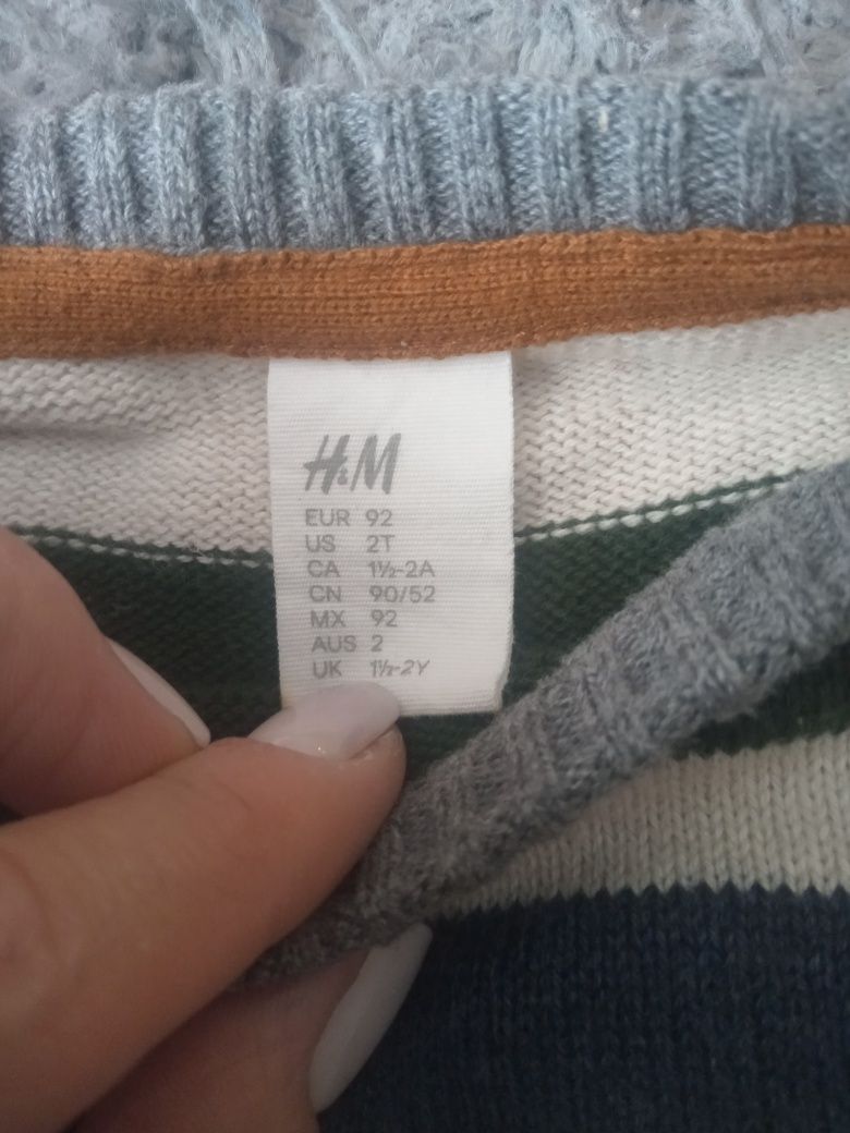 Sweterek chłopięcy 92 H&M