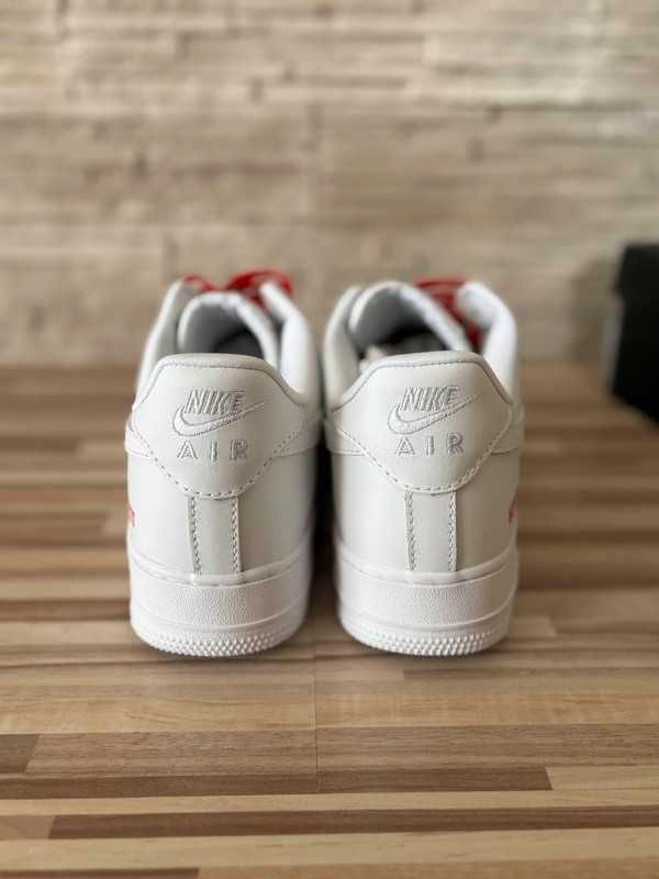 AF1\Powietrze*airDamskieNikeForce1SupremeWhite UnisexTrampki Rozm.44`