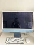 iMac Apple M1 24'' - 8GB - 2021 - Azul - Como novo