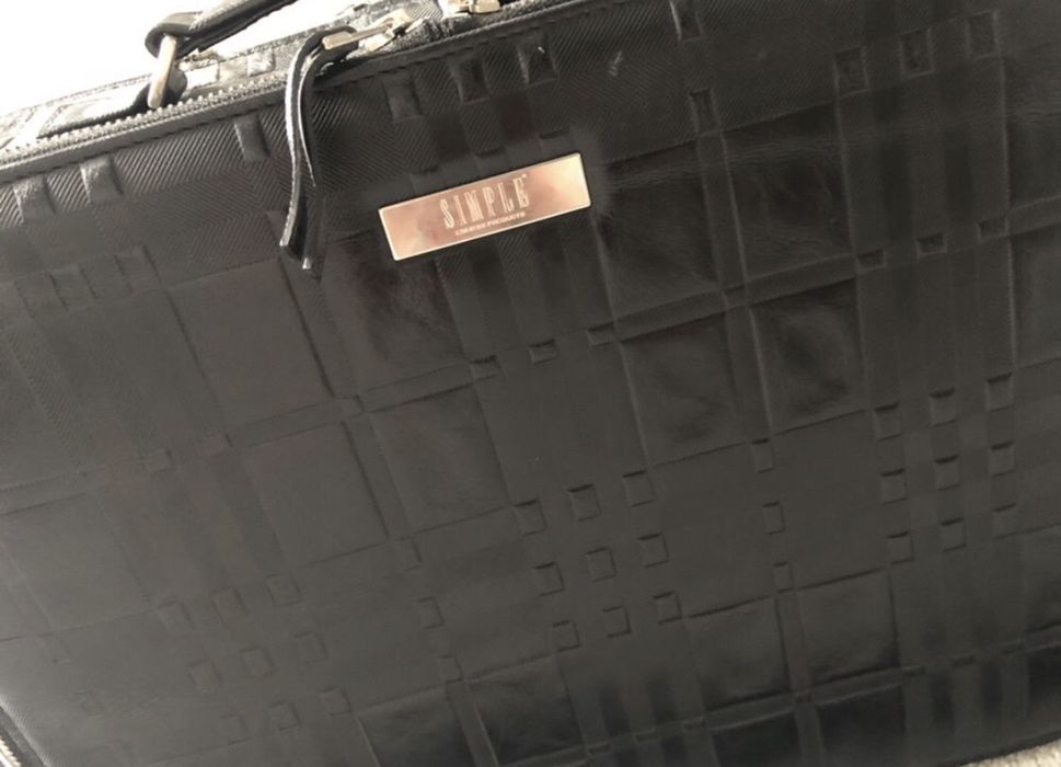 SIMPLE NOWA torebka skórzana biznesowa torba