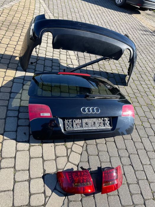 AUDI A6 C6 04- KOMBI LED KOMPLETNA BEZ RDZY KLAPA ZDERZAK PDC LAMPA TYŁ TYLNA lewa prawa LZ9Y