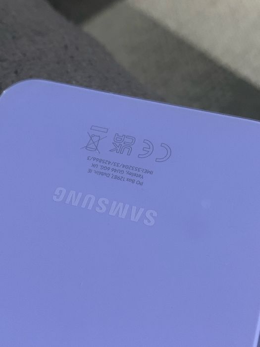 Oryginalna tylna klapka / pokrywa baterii szkło fioletowe samsung a54