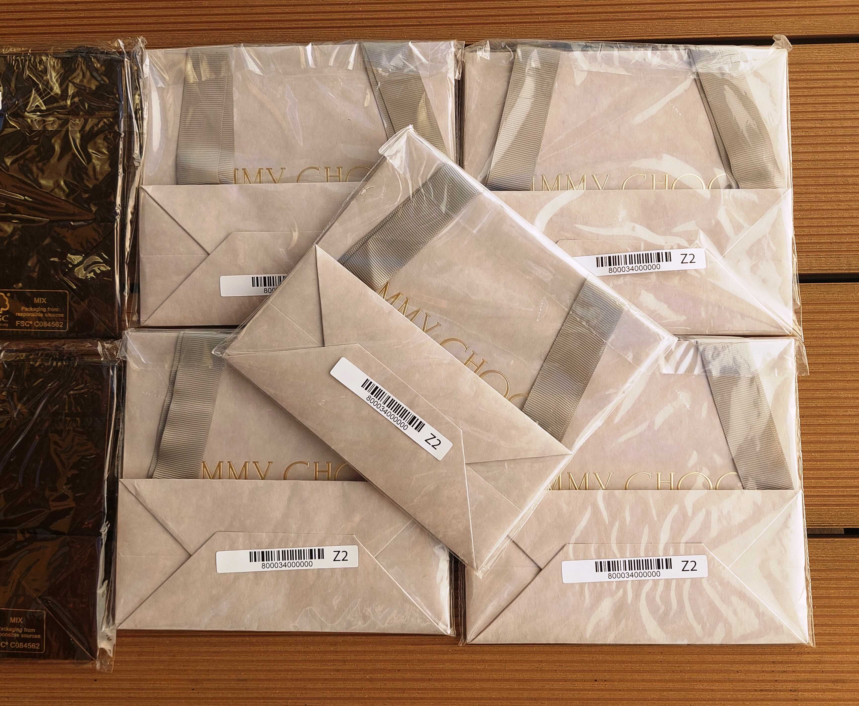 Gucci 5 szt + Jimmy Choo 5 szt - Oryginalne Nowe Luksusowe torebki