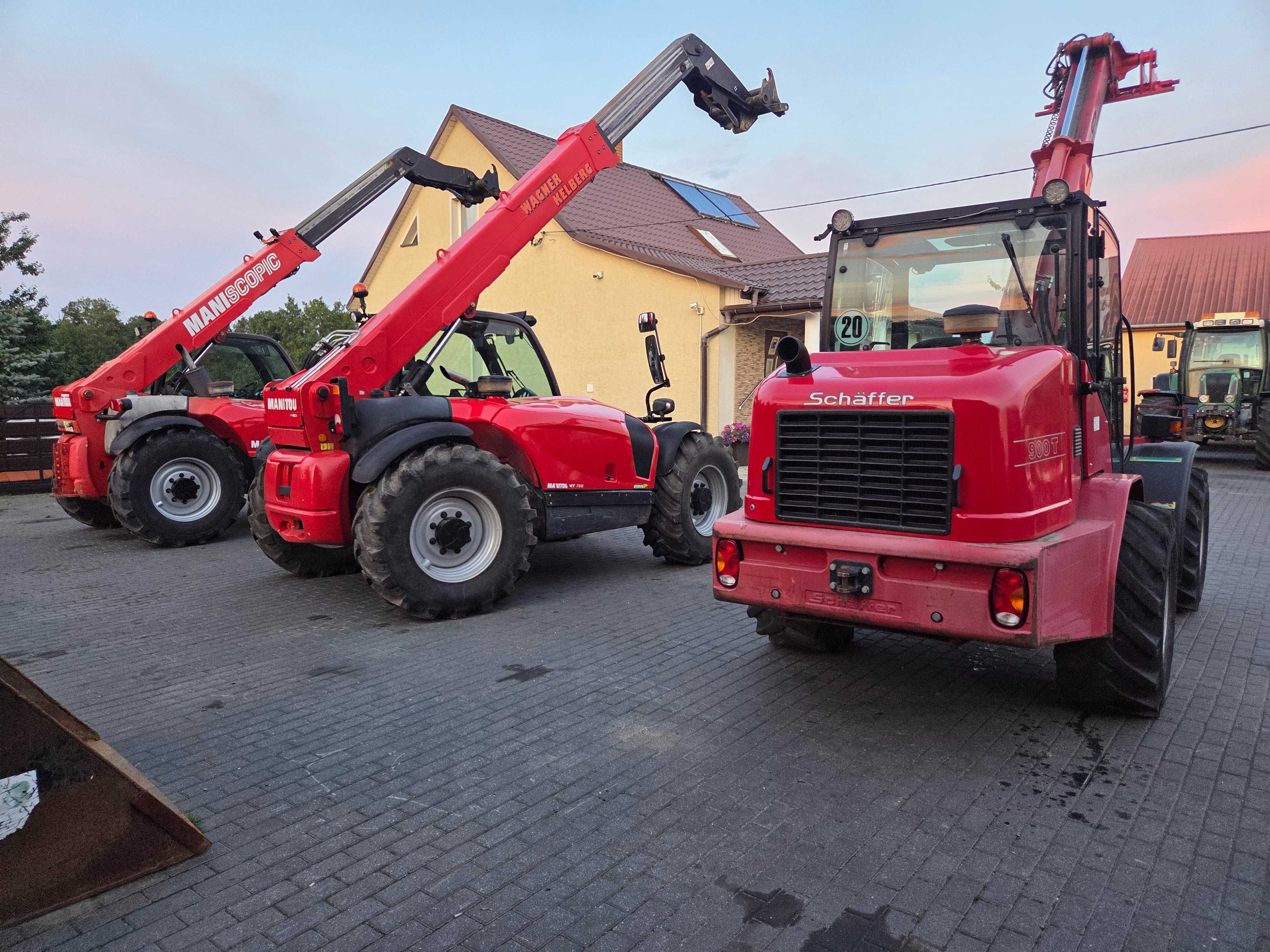 IMPORT MANITOU MLT 634kredyt .transport schaffer 900 Brutto rok 2006