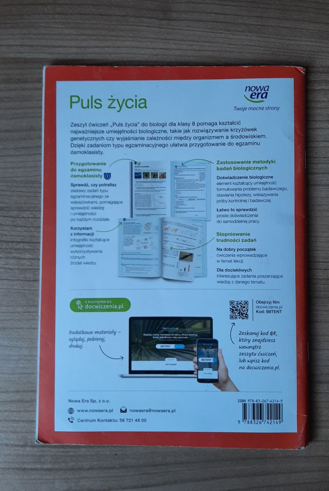 Puls życia 8 zeszyt ćwiczeń Nowa Era