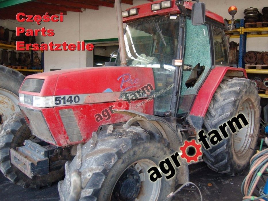 Case 5140 części, silnik, skrzynia biegów, oś, wał