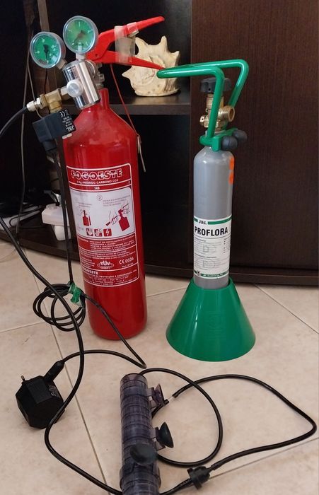 Kit CO 2 para aquario.