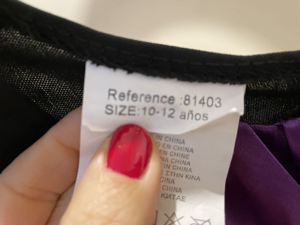 Vestido e chapéu bruxinha