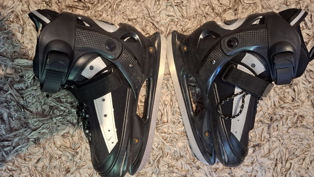 Łyżwy czarne Hudora