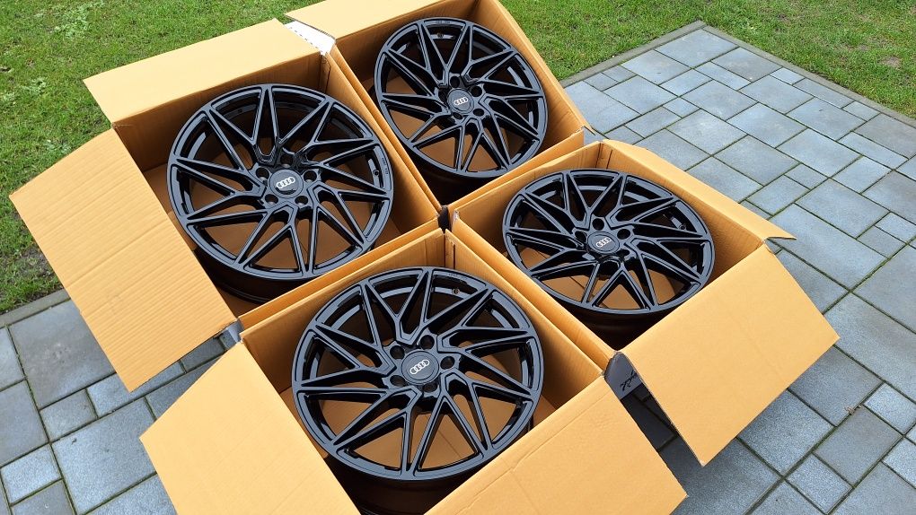 Nowe Alufelgi 5x112 R18 Audi A3 A4 b7 b8 b9 A5 A6 C7 Q3 Q5 Vw Golf VII