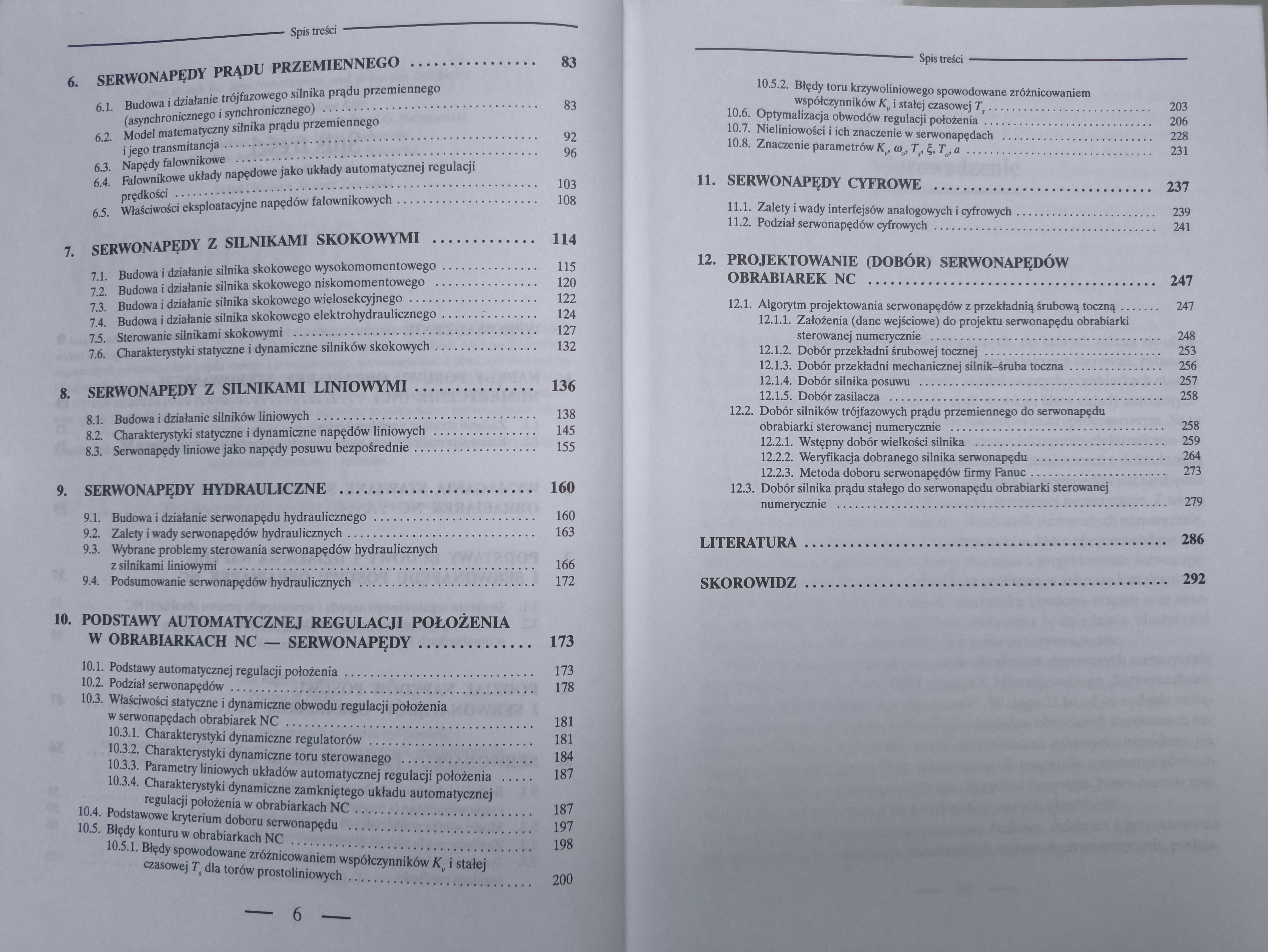 Serwonapędy obrabiarek sterowanych numerycznie Jan Kosmol
