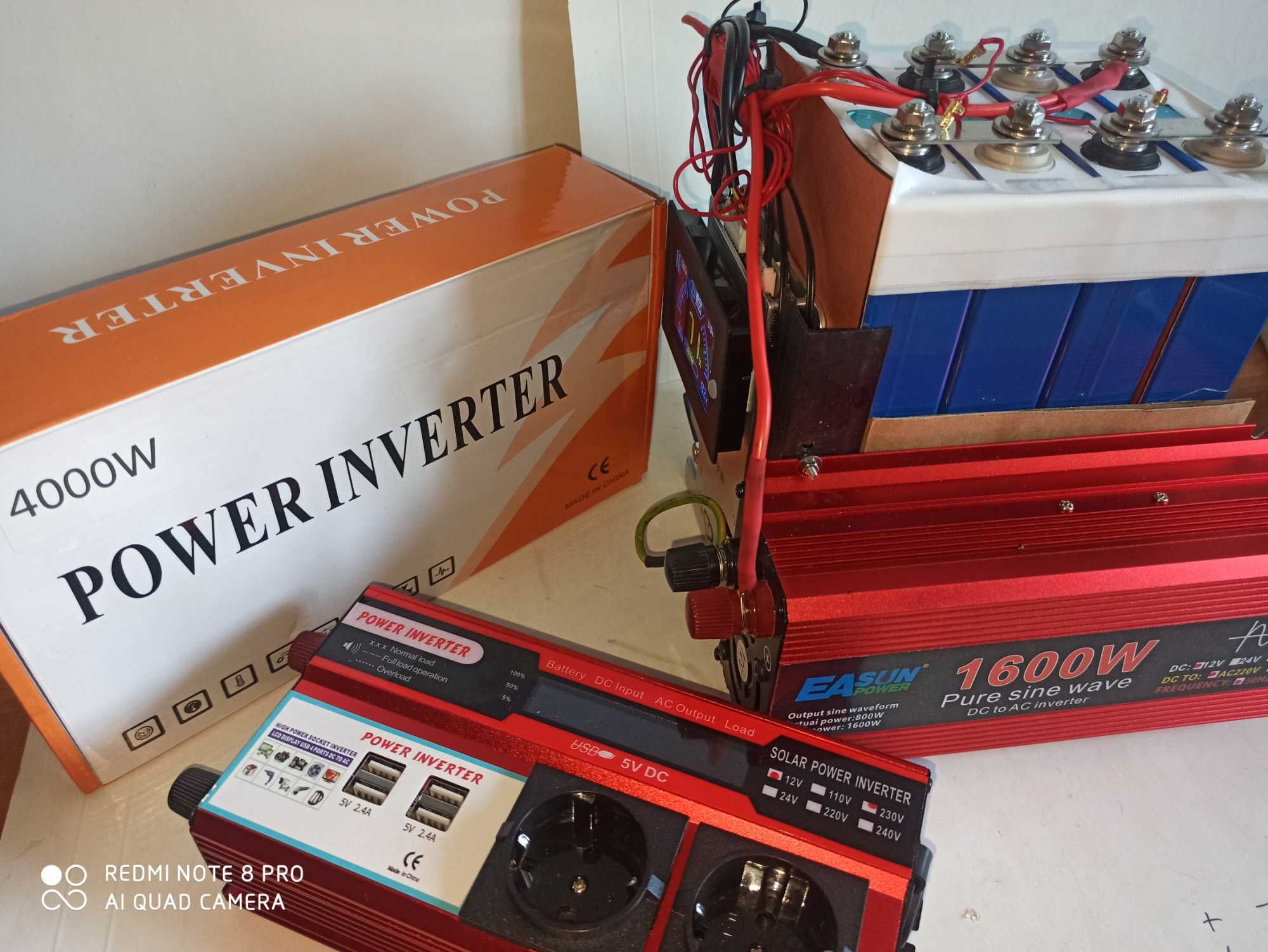 Magazyn Energii Mobilny 12V 4x105Ah LiFePo4 Awaryjne Zasilanie