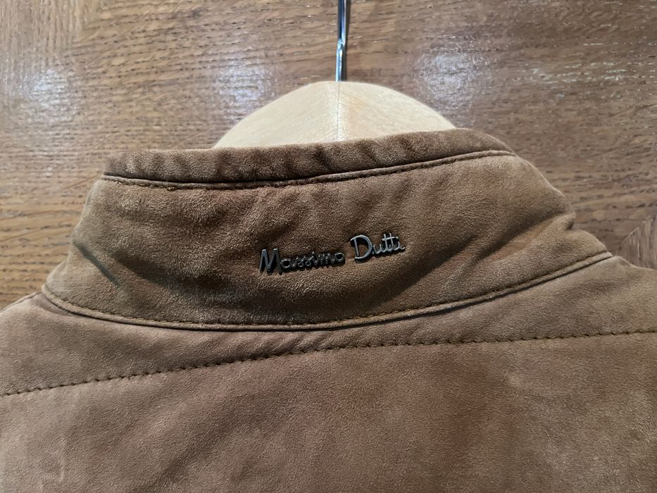 Zamszowa kurtka Massimo Dutti Jesień 2024