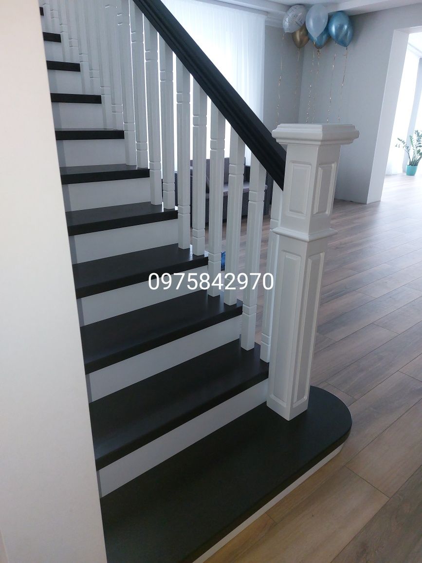 лестніца ступеньки сходи столяр установка