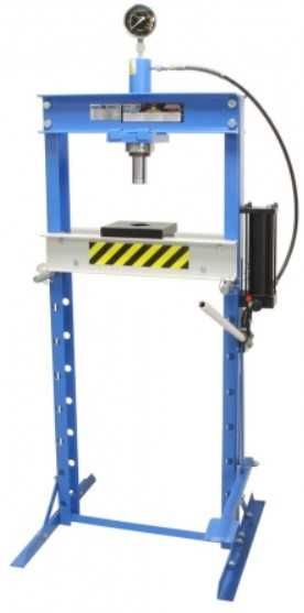 Prensa Hidráulica c/ Manómetro e Pedal c/ 20 Ton com pé alto JL20