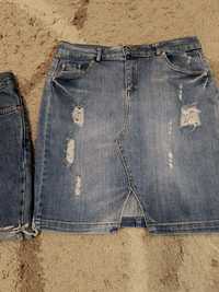Джинсові речі  жіноча джинсова юбка женская джинсовая юбка