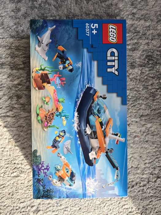 NOWE LEGO 60377 City - Łódź do nurkowania badacza