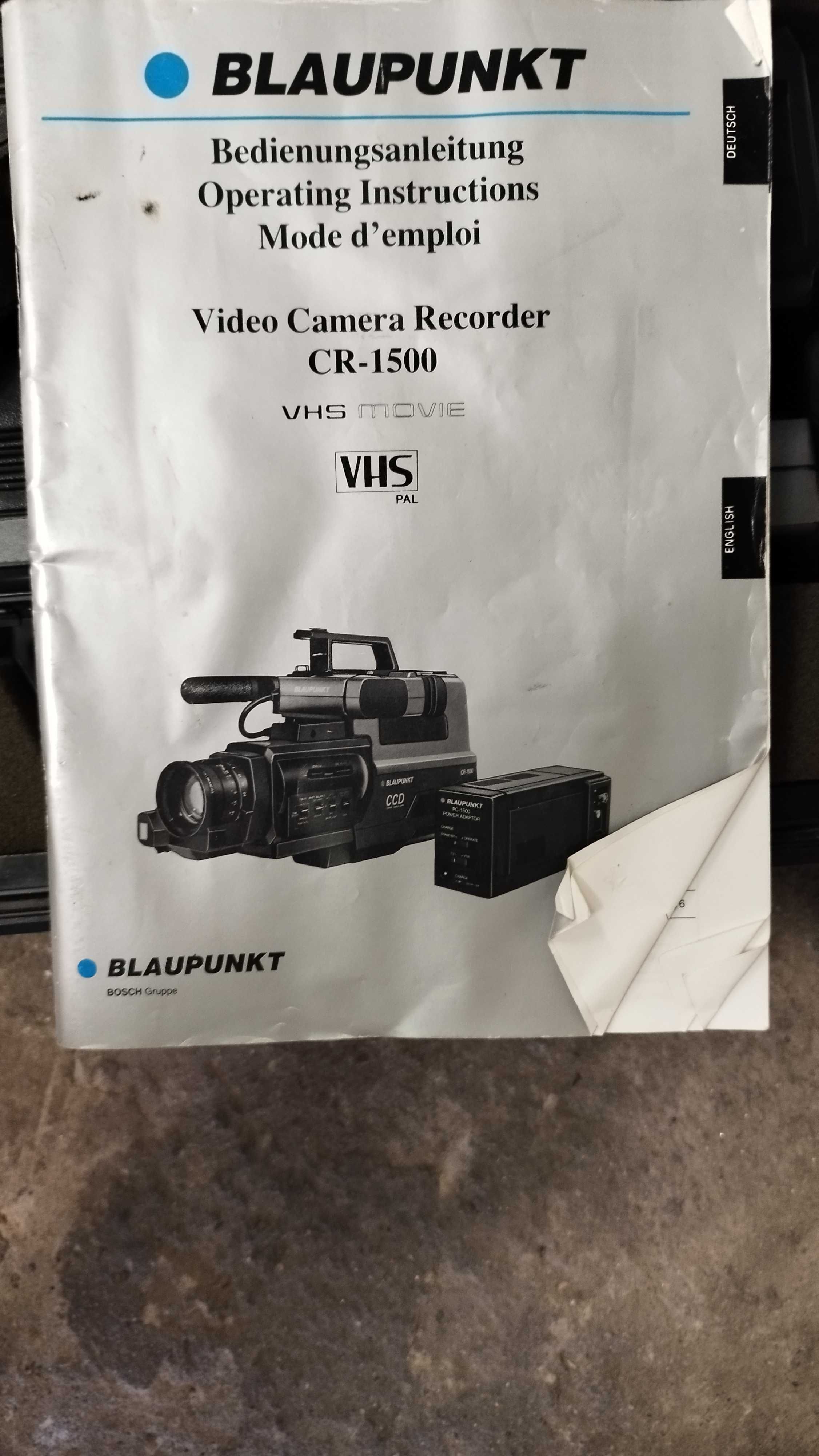 Câmera Blaupunkt Cr1500 VHS