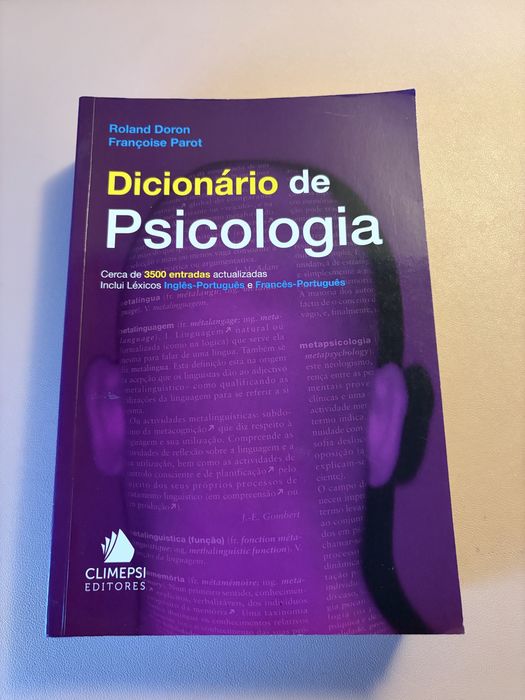 Livro: Dicionário de Psicologia
