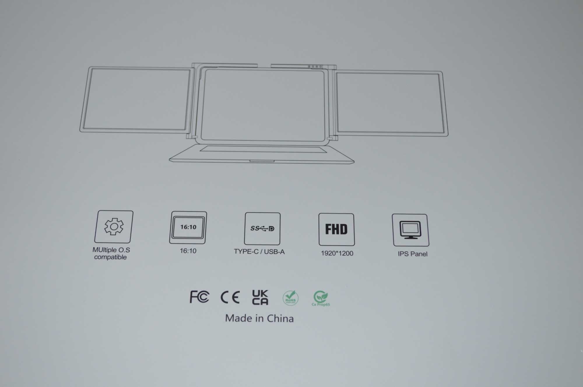 Monitor LED Docooler S300 14