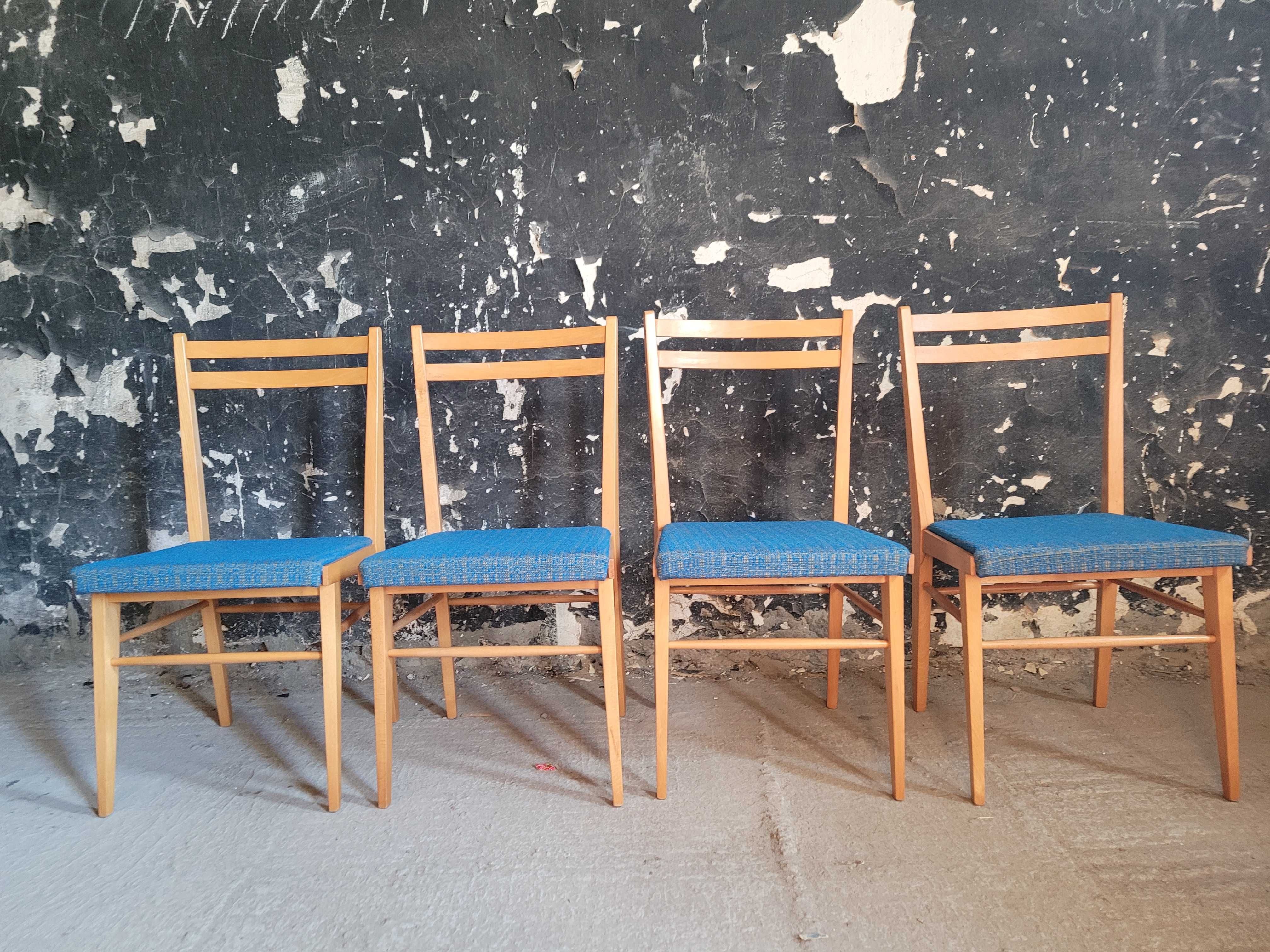 Krzesła Czechosłowacja lata 60 mid century vintage