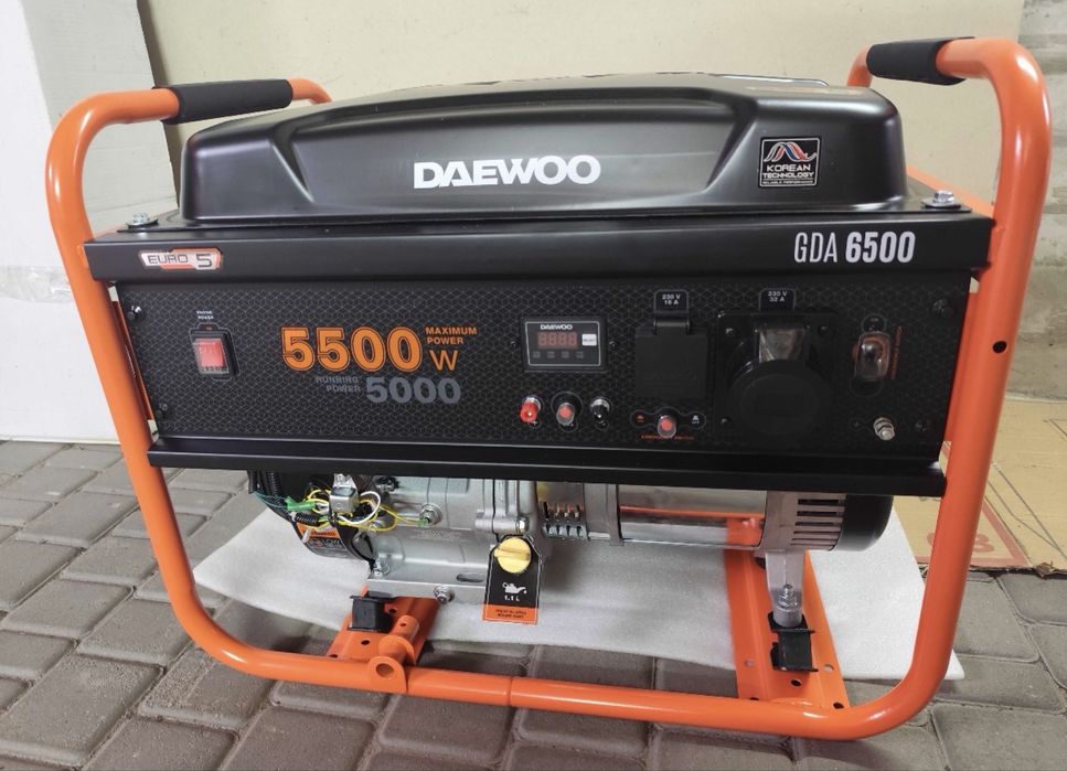 Бензиновий генератор Daewoo Power GDA 6500
