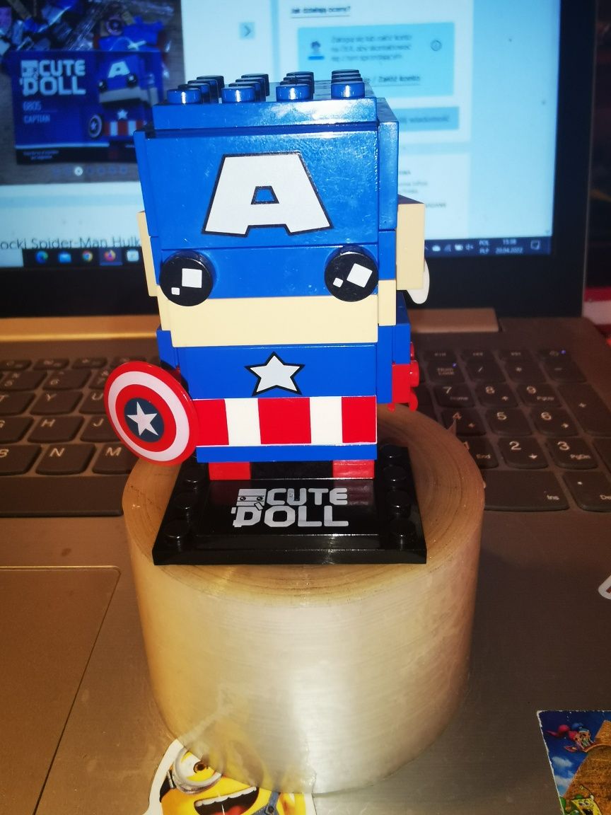 Cute Doll, Kapitan Ameryka, kompatybilne z Lego