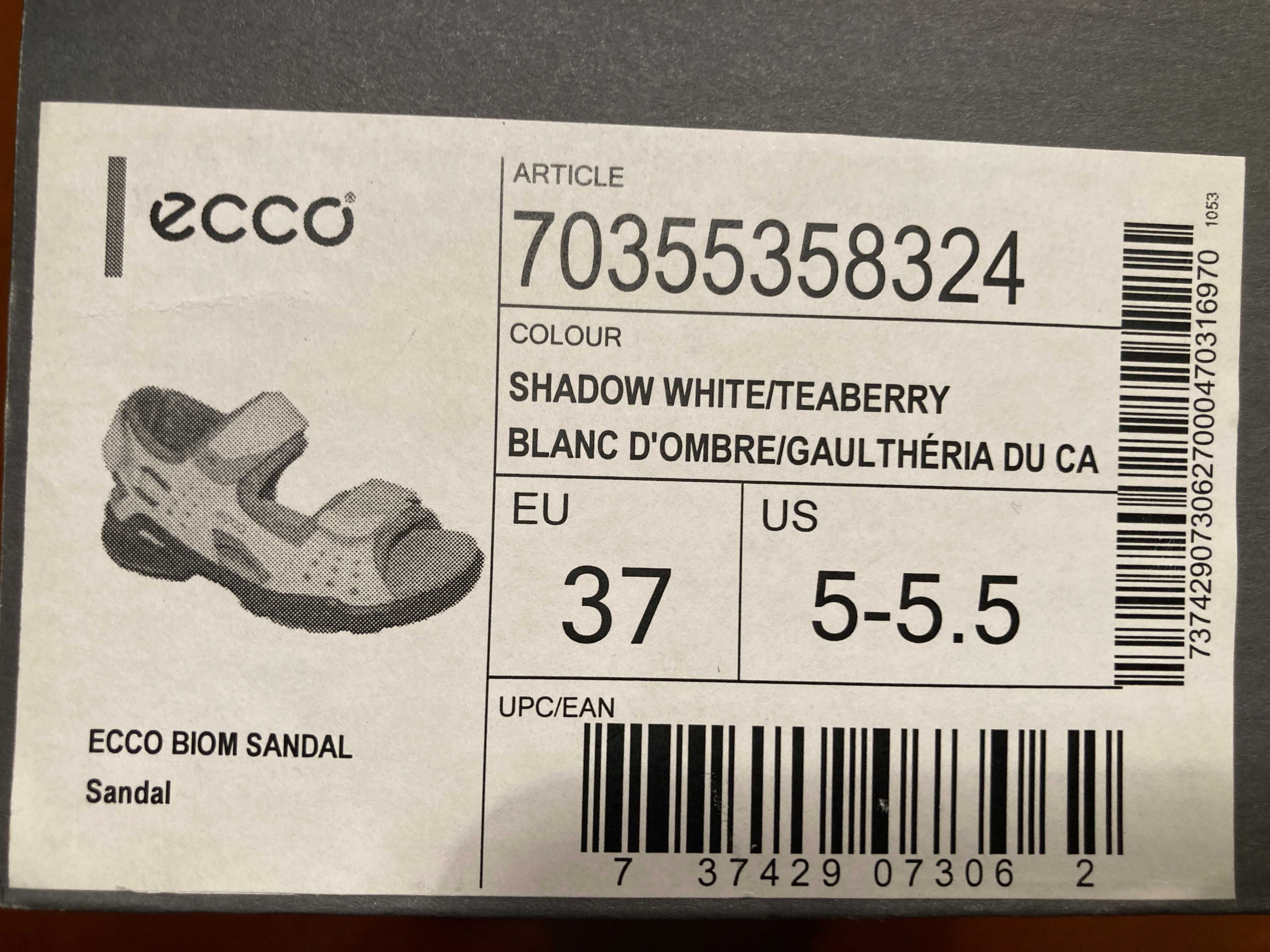 Sandały Ecco Biom Sandal r. 37
