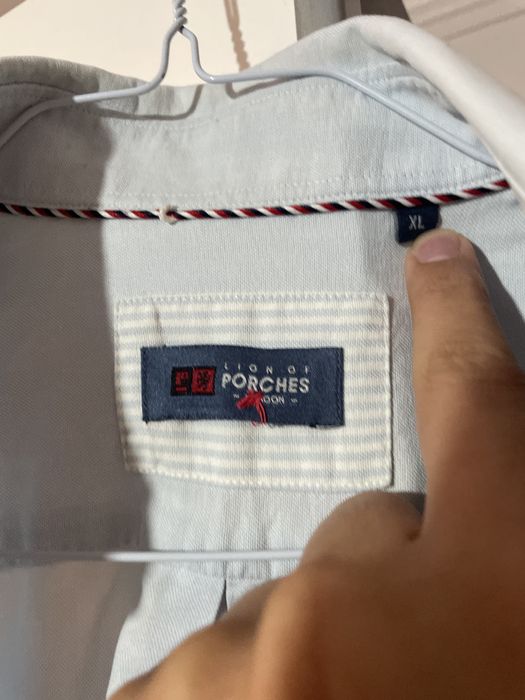 Camisa azul Lion of Porches