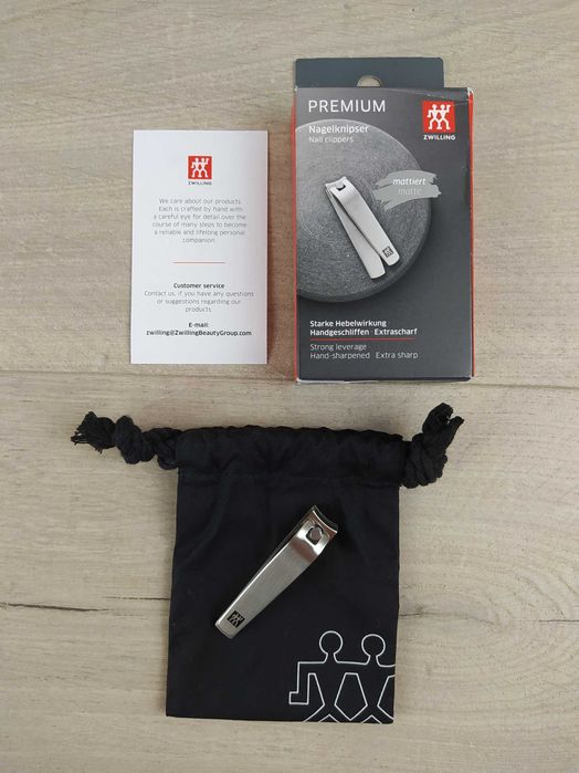 Zwilling obcinacz do paznokci PREMIUM stal nierdzewna precyzyjny 60 mm
