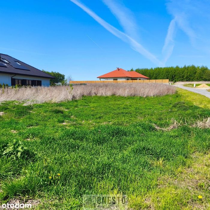 Sprzedaż działki budowlanej 1155m2 z mediami, Nowe osiedle w Kalinówce