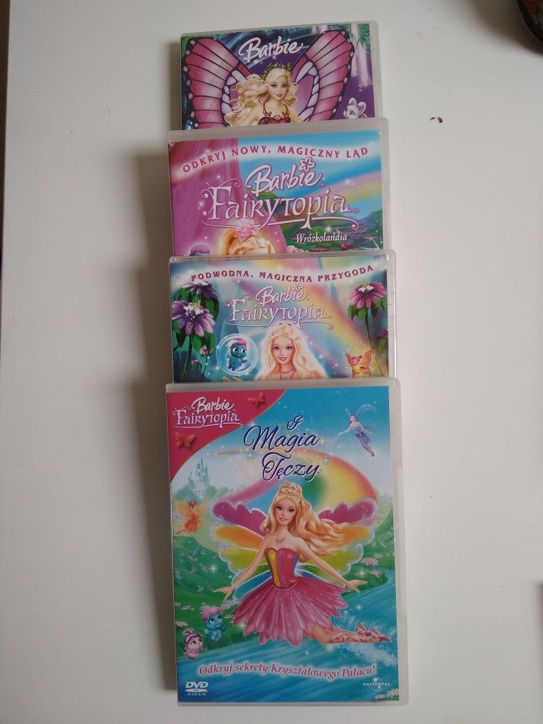 Płyty DVD Barbie Kolekcja Wróżek 4 szt