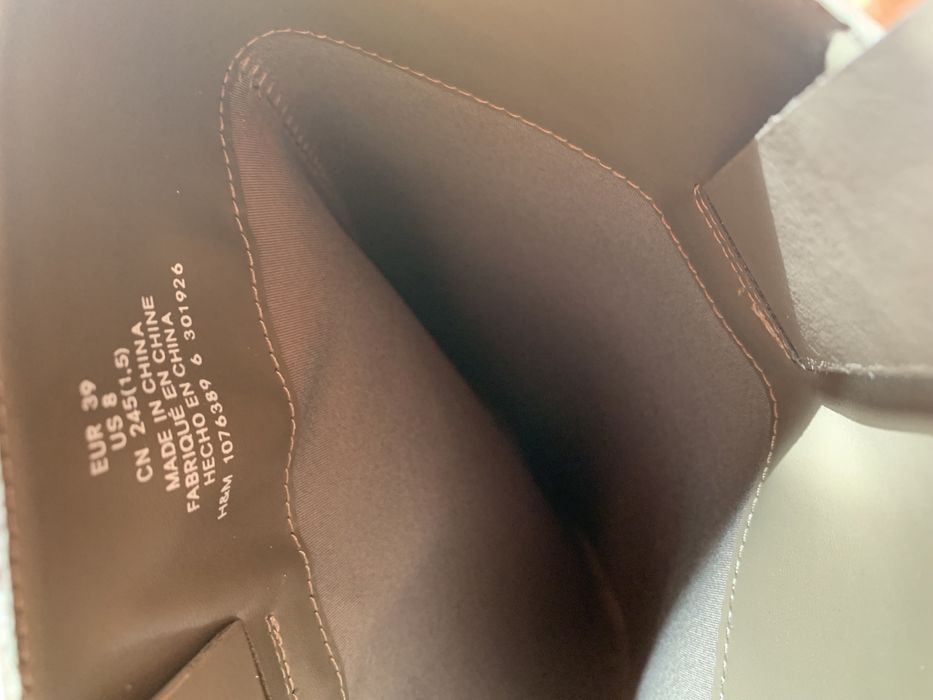 Сапоги H&M, US8 стопа 25,5 см