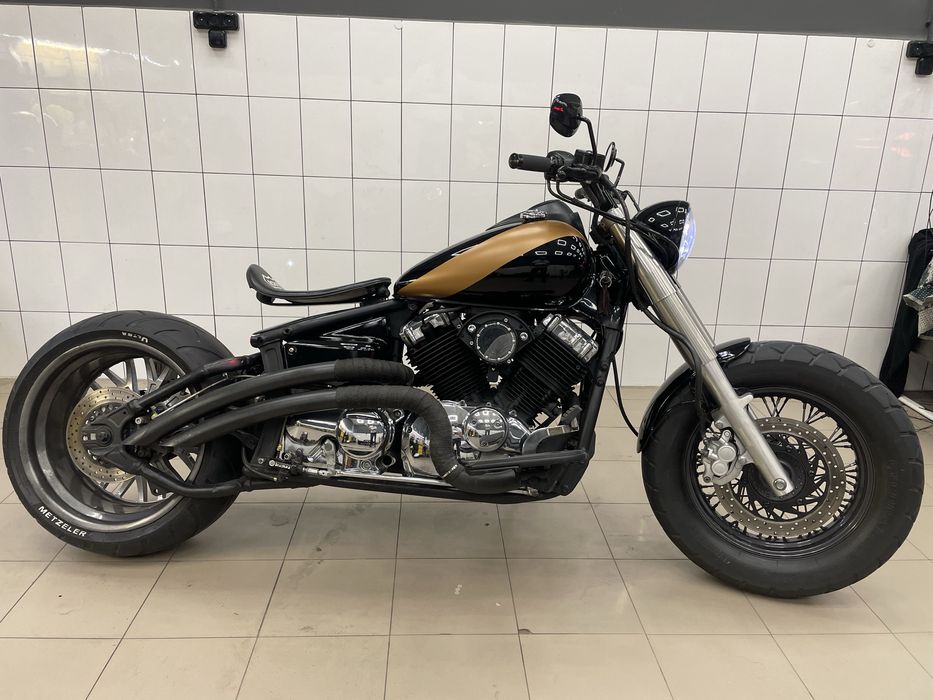 yamaha dragstar 400 bobber чоппер кастом