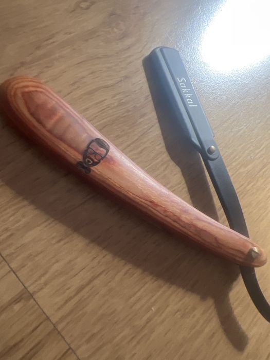 Navalha de barbeiro como nova