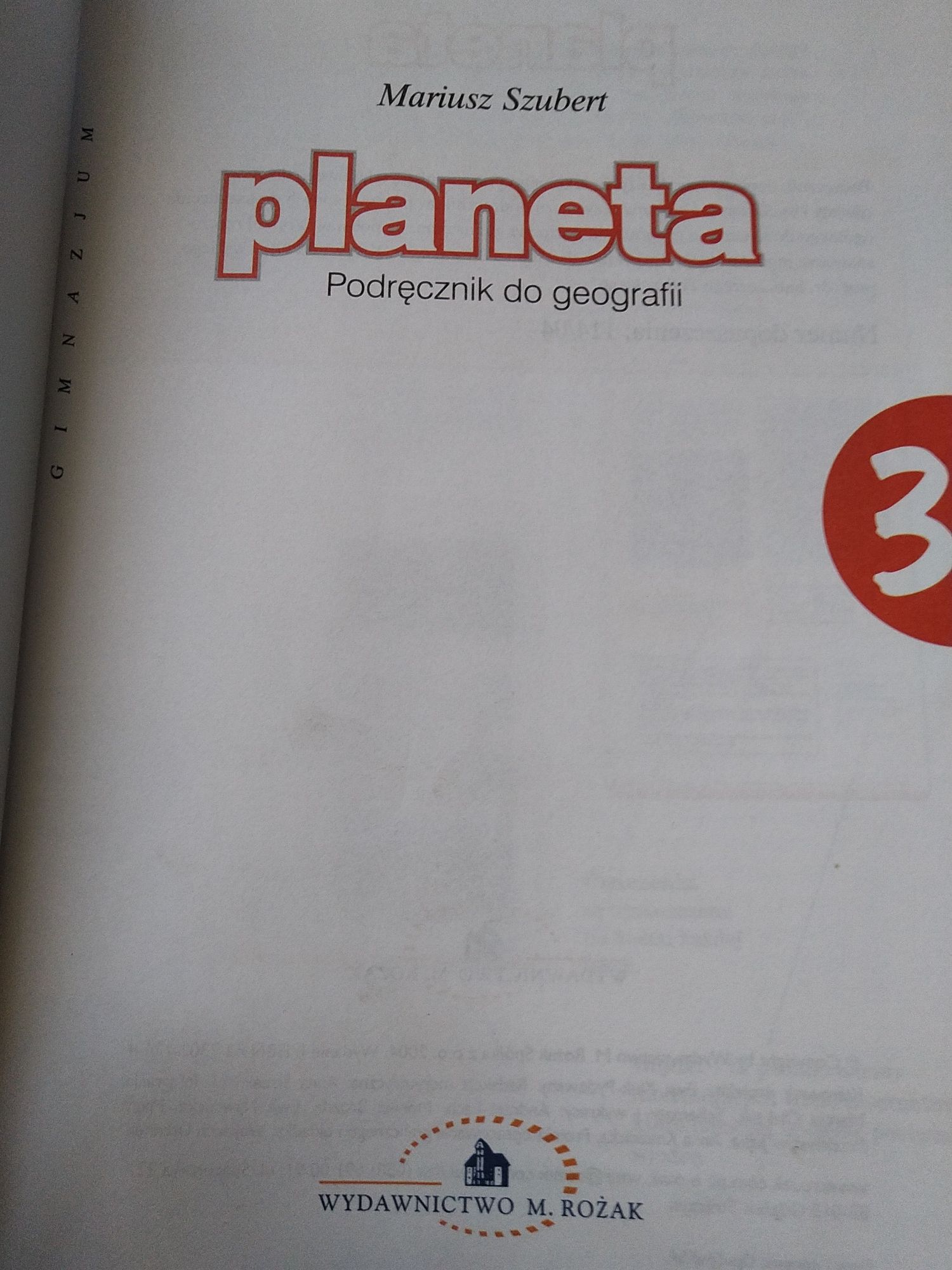 Podręcznik do geografii "planeta" gimnazjum, kl. 3