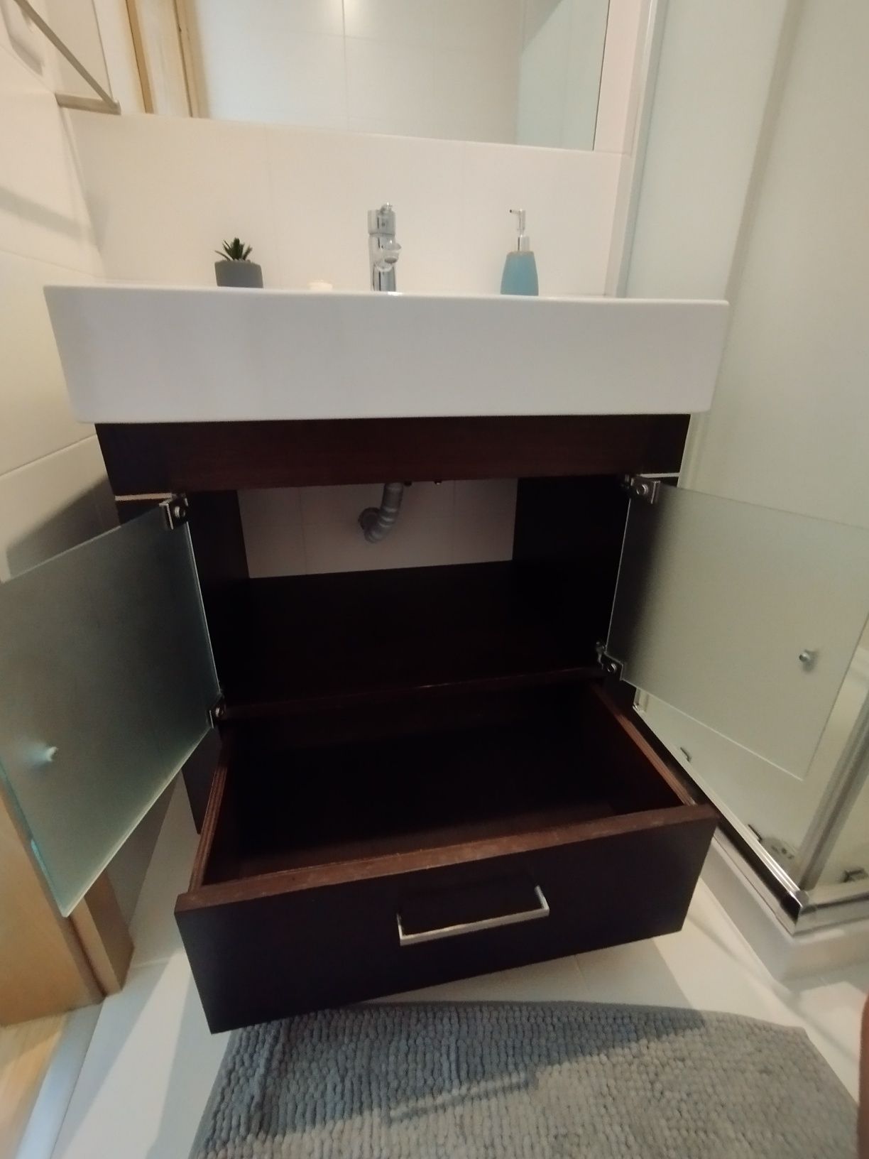 Móvel WC com lavatório - 75 x 86 x 48