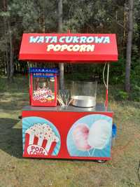 Wata cukrowa, popcorn, żelki- profesjonalne stoisko na Twoje wydarzeni